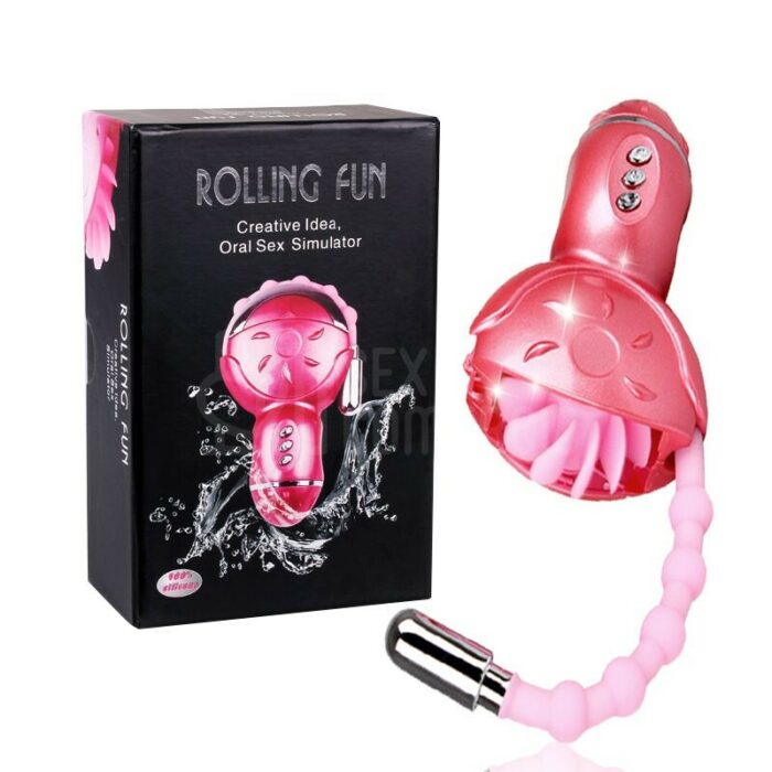 Rotation Tongue Sex Toys Rolling Fun Female Clitoris Vibrator Sqweel Oral Clit Simulator Vibrating Adult Automatic1