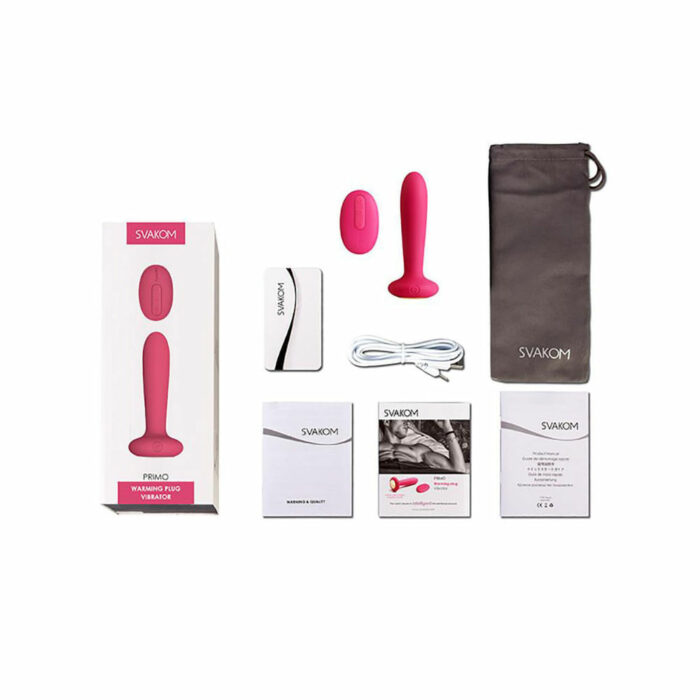 sexcomercio.com plug anal vibrador termico primo svakom 5